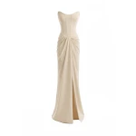 Gemy Maalouf Strapless Corset Dress