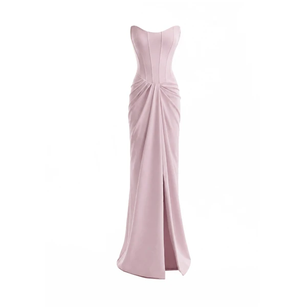 Gemy Maalouf Strapless Corset Dress