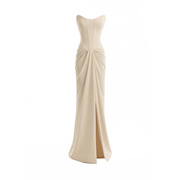 Gemy Maalouf Strapless Corset Dress