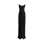 Gemy Maalouf Strapless Draped Dress