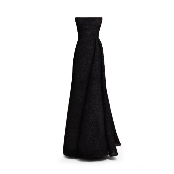Gemy Maalouf Strapless Dress With a Draped Skirt