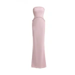 Gemy Maalouf Strapless Dress with Sheer Corset