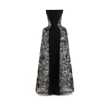 Gemy Maalouf Strapless Embroidered Lace Gown