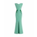 Gemy Maalouf Structured Neckline Dress