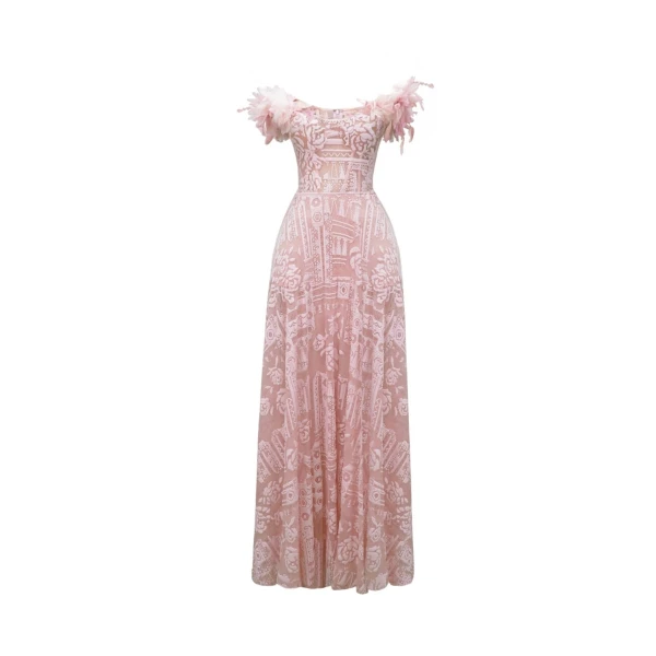 Gemy Maalouf Structured Underskirt Dress