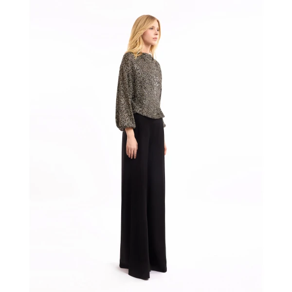 Gemy Maalouf Metallic top
