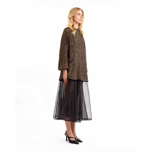 Gemy Maalouf Metallic top