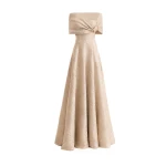 Gemy Maalouf Sweetheart Off-Shoulder Jacquard Dress