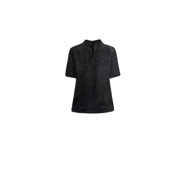 Gemy Maalouf Textured Top with Cropped Trousers