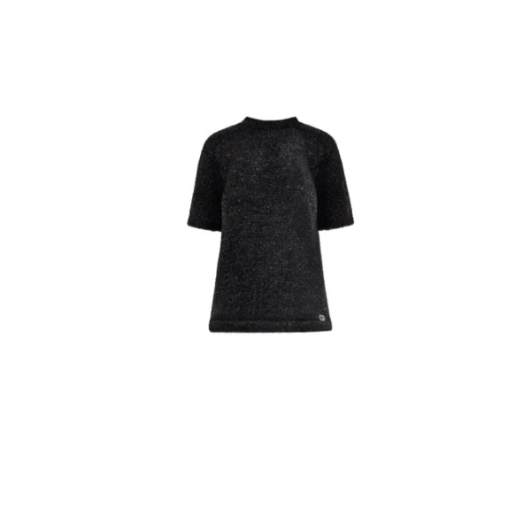 Gemy Maalouf Textured Top with Cropped Trousers