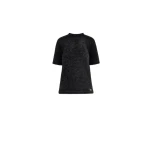 Gemy Maalouf Textured Top with Metallic Skirt
