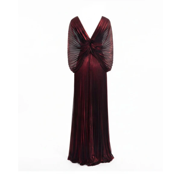 Gemy Maalouf V-Neck Batwing Dress
