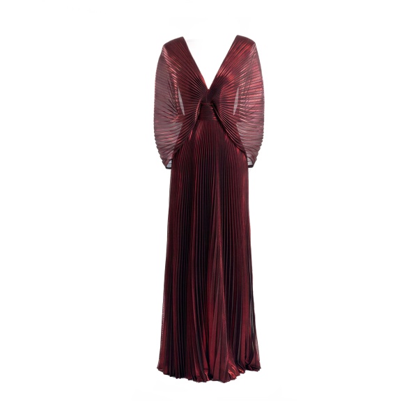 Gemy Maalouf V-Neck Batwing Dress