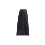 Gemy Maalouf V-Neck Puff Top with Leather Skirt