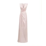 Gemy Maalouf V-neckline Dress With Waist Drapings