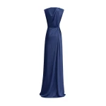 Gemy Maalouf V-neckline Dress With Waist Drapings