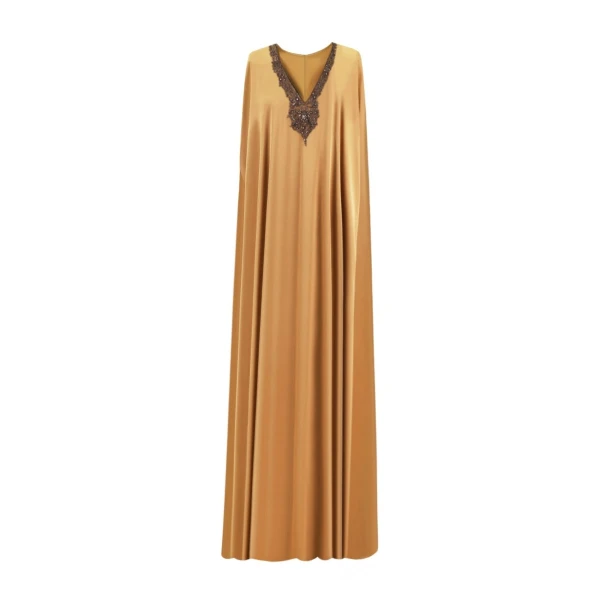 Gemy Maalouf V-neckline Kaftan