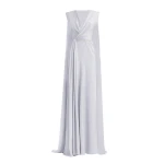 Gemy Maalouf V-neckline With Cape-like Back Dress