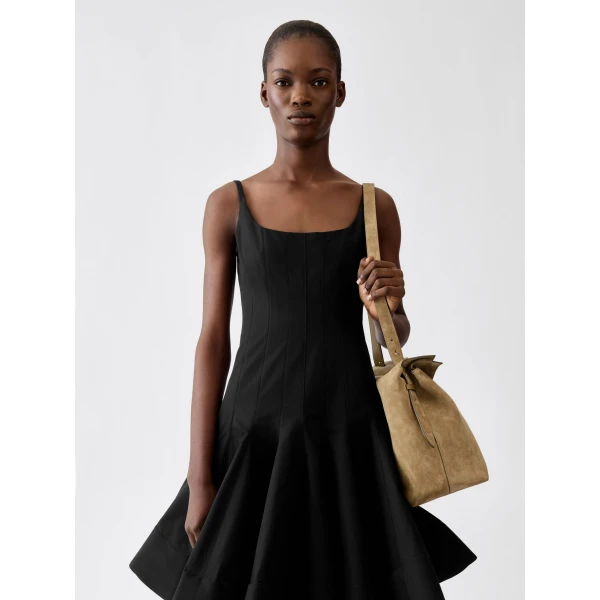 black the agave mini dress