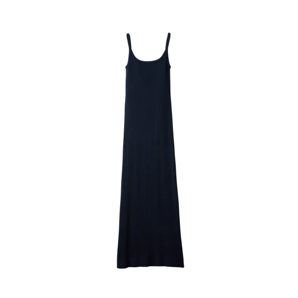 The Nodo Midi Dress in Navy