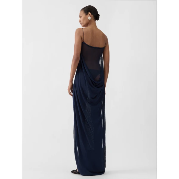 dark navy the plumetis knit dress