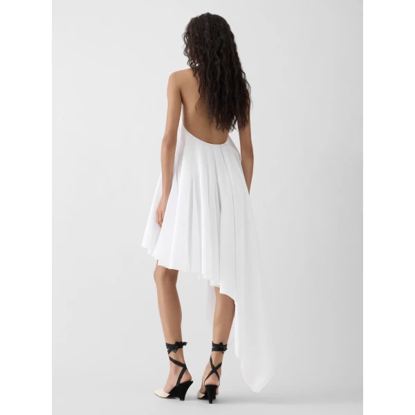 white the triangle mini dress