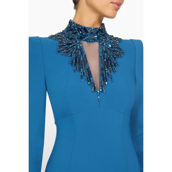 embellished evening gown