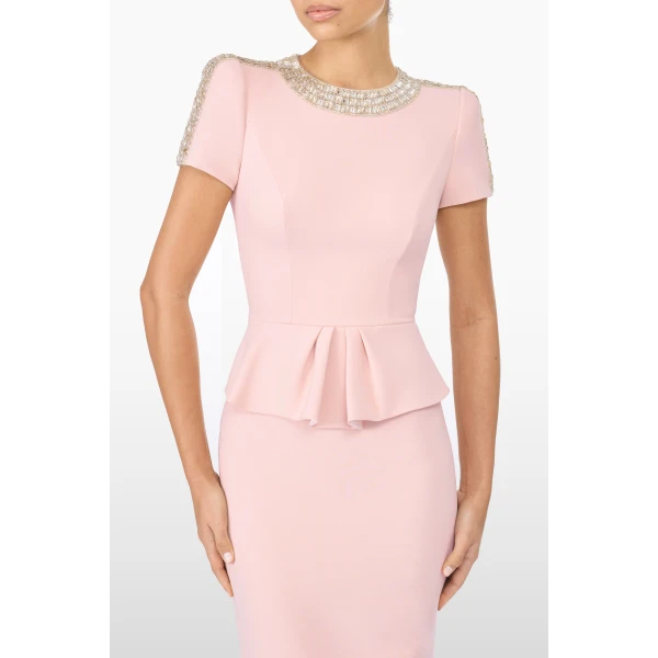 embellished evening gown