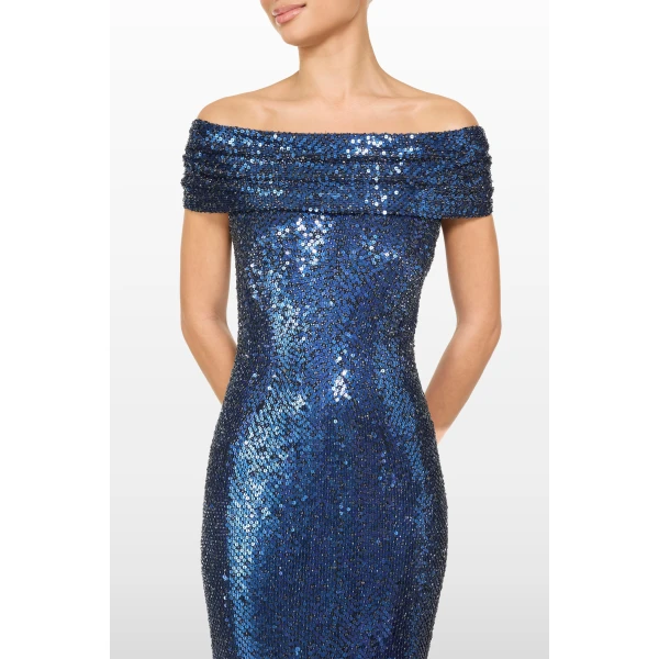 embellished evening gown