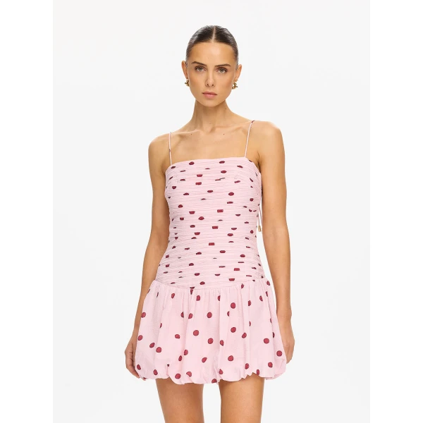 Sia Bubble Hem Mini Dress