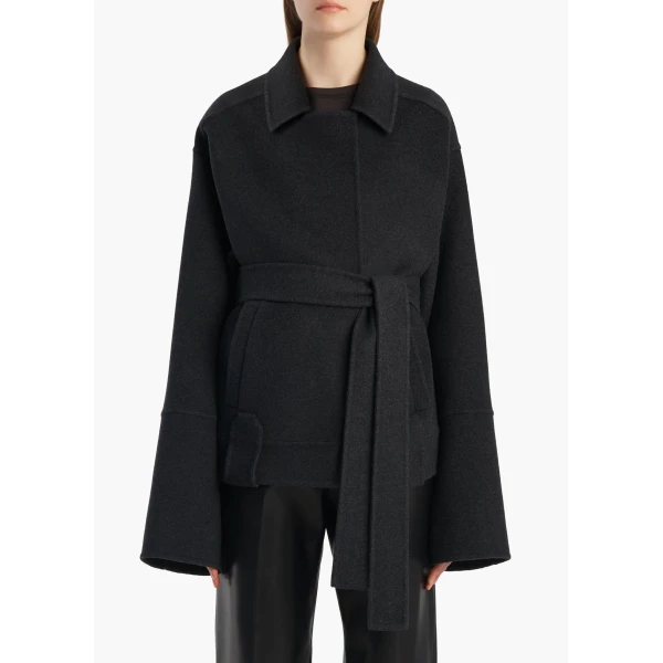 Alder Jacket in Charcoal Wool