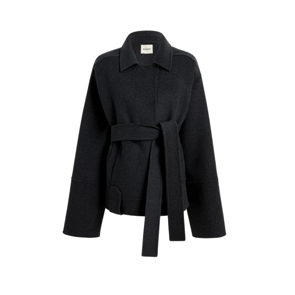 Alder Jacket in Charcoal Wool