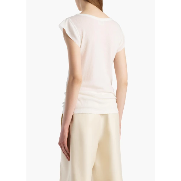 Chalk Cashmere Jersey top
