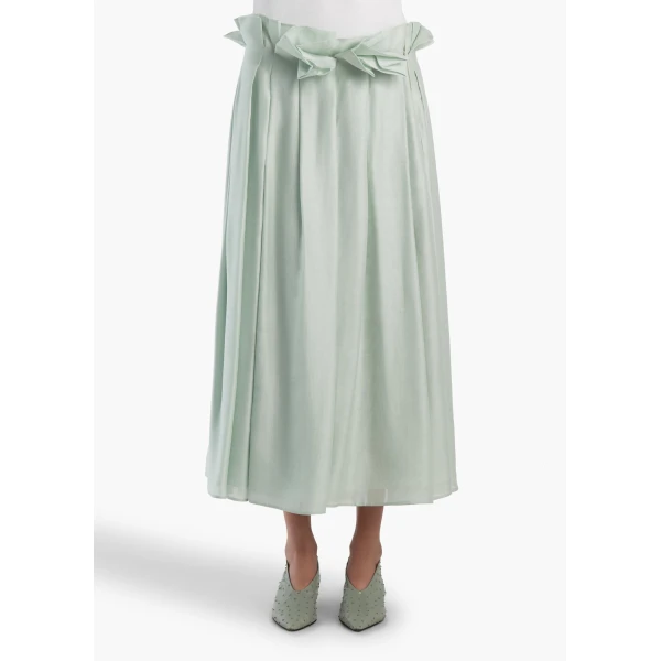 Astrid Skirt in Ice Green