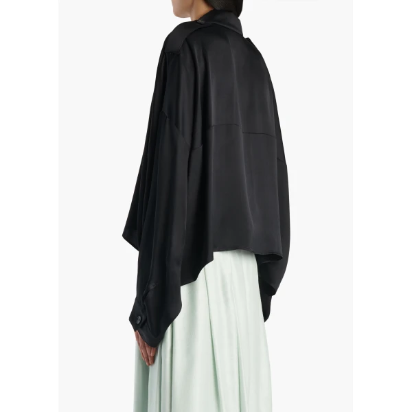 Black Silk top