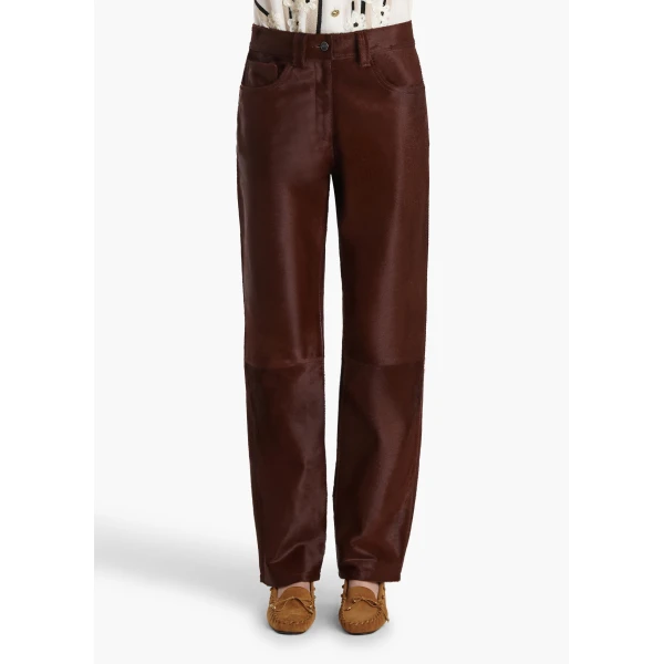 Callum Pant in Bordeaux Haircalf