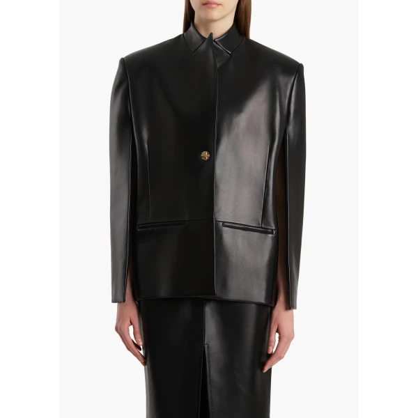 Dolso Jacket in Black Leather