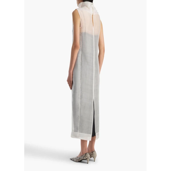 Elva Dress in Chalk
