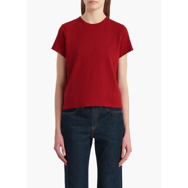 Emmylou T-Shirt in Crimson