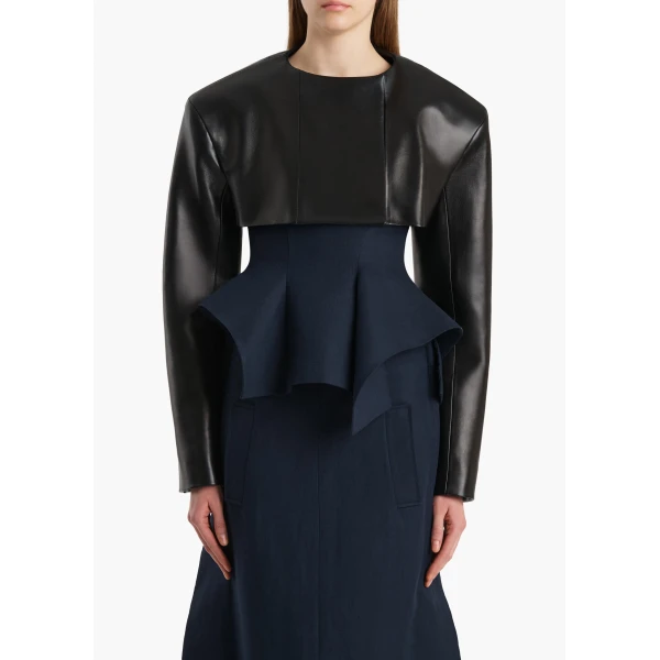 Fenla Jacket in Black Leather