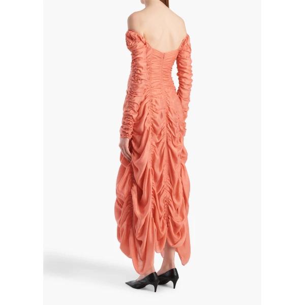Judith Dress in Coral