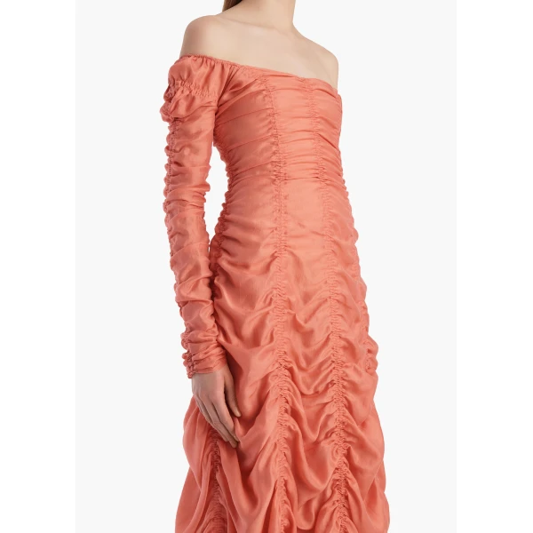 Coral dress
