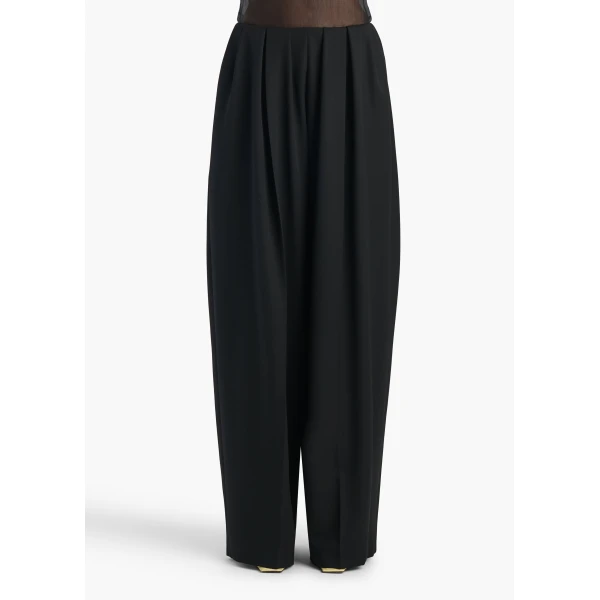 Kaia Pant in Black Wool