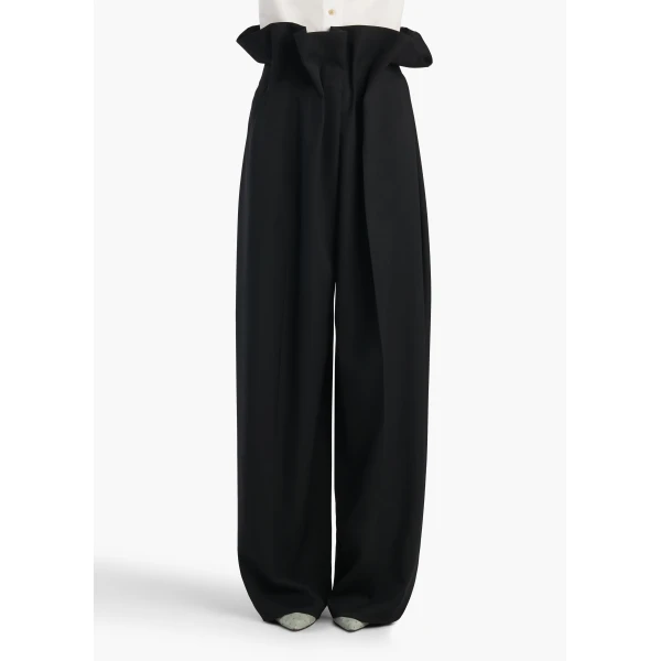 Kira Pant in Black Wool