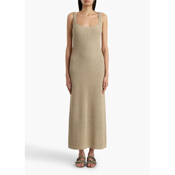Lex Dress in Beige