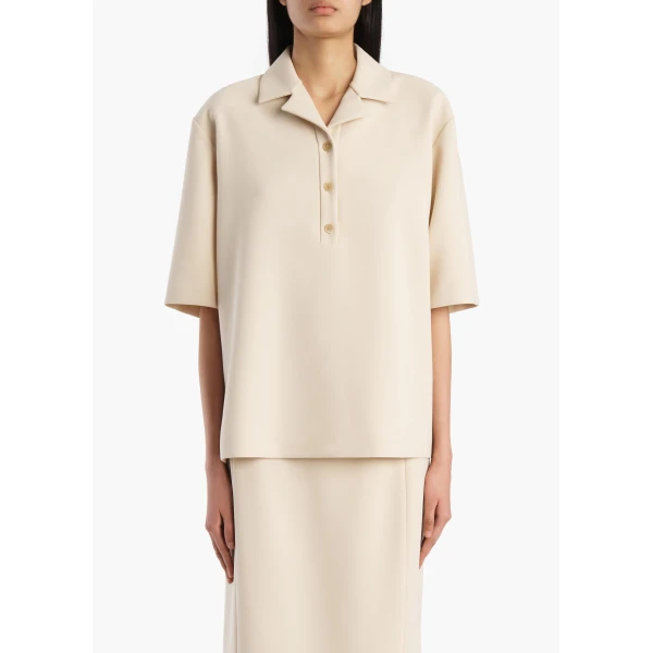 Loucin Top in Ivory Glow
