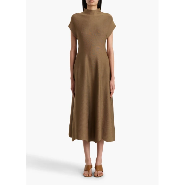 Lyra Dress in Carob