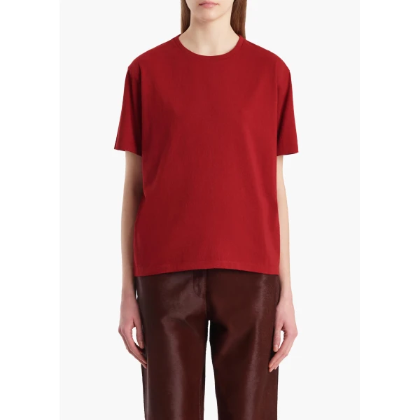 Mae T-Shirt in Crimson