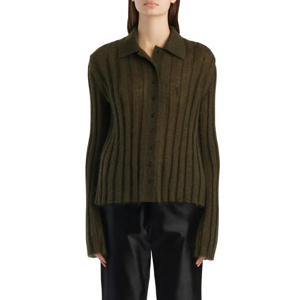 Meadow Sweater in Dark Olive