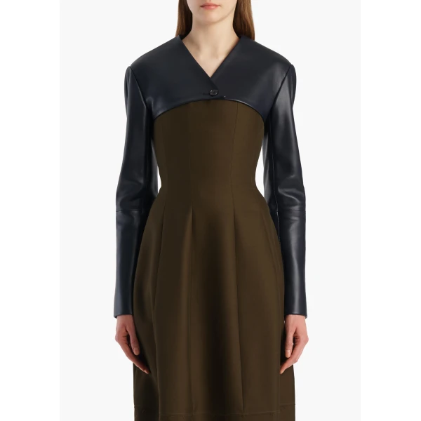 Onno Jacket in Dark Navy Leather